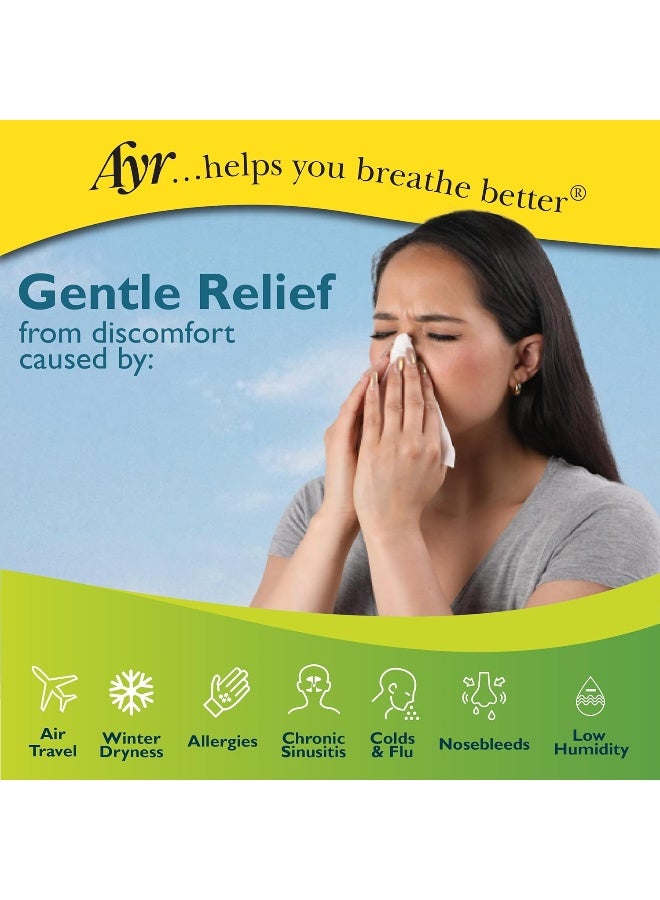 Ayr Saline Nasal Gel, With Soothing Aloe, 0.5 Ounce Tube - Image 2